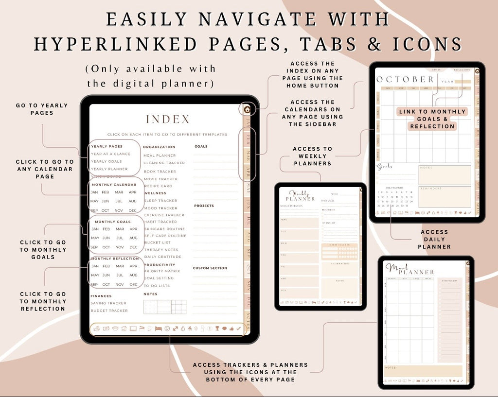 PLR Digital & Printable Planners Bundle